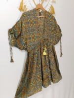 Blusa de Seda Oversize estilo Bohemio - La Gata Voladora