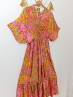 vestido de seda Nefertiti oversize boho chic - La Gata Voladora