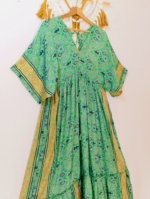 vestido de seda Nefertiti oversize boho chic - La Gata Voladora