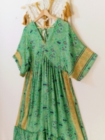 vestido de seda Nefertiti oversize boho chic - La Gata Voladora