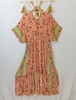 vestido de seda Nefertiti oversize boho chic - La Gata Voladora