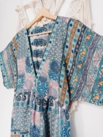 blusa de seda ovesize estilo boho - lLa Gata Voladora