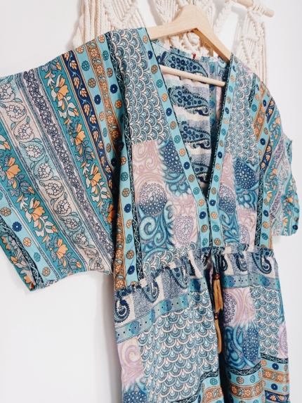 blusa de seda ovesize estilo boho - lLa Gata Voladora