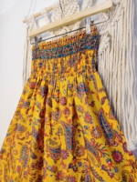 Falda de India de seda boho - La Gata Voladora