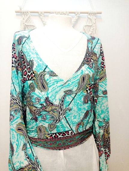 chaqueta seda tipo kimono Ipanema La Gata Voladora Laujar de Andarax Alpujarra Almeria