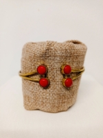 pulsera brazalete rojo