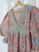 Vestido de la india de seda bohemio - La Gata Voladora