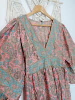 Vestido de la india de seda bohemio - La Gata Voladora