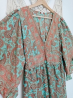 Vestido de la india de seda bohemio - La Gata Voladora