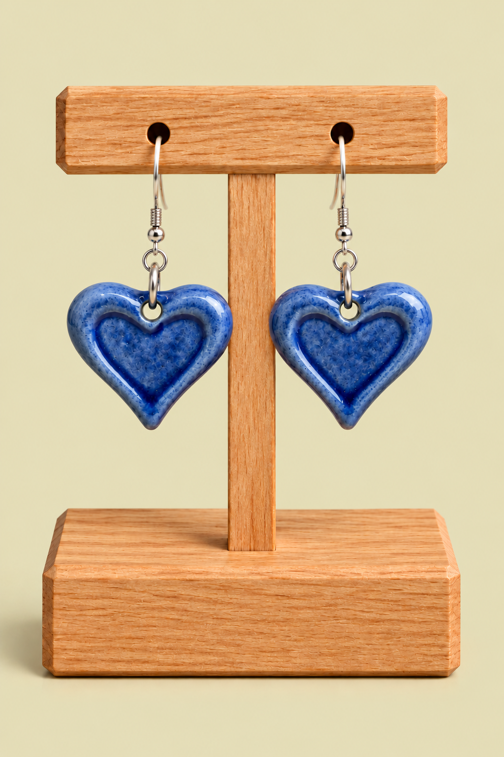 Pendientes de CerĂ¡mica Cora Grandes Azules (1) Pendientes de Ceramica Cora Grandes Azul La Gata Voladora Laujar De Andarax Almeria