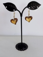 Pendientes de Ceramica Artesanales Cora pequeños beige - La Gata Voladora Laujar de Andarax Alpujarra Almeria