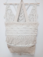 bolso de algodón macramé