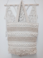 bolso de algodón macramé