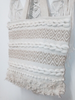 bolso de algodón macramé