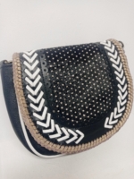 bolso de piel negro