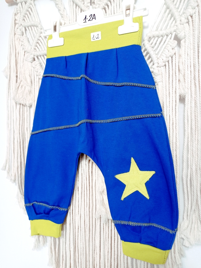 pantalón bombacho niño azul