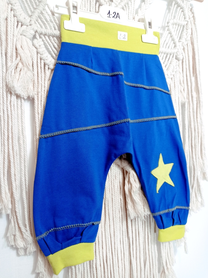 pantalón bombacho niño azul