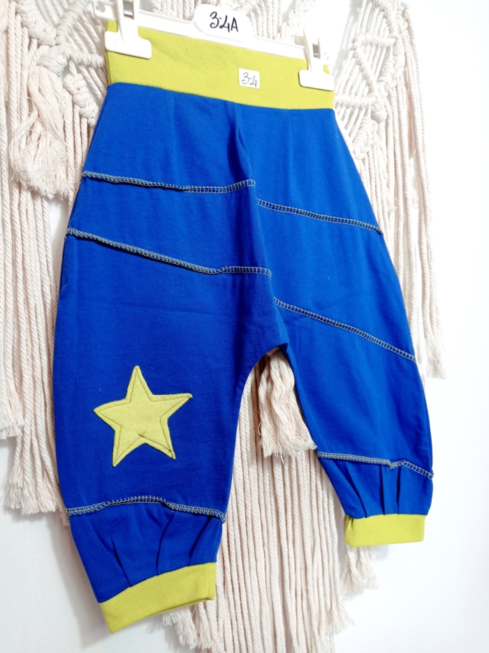 pantalón bombacho niño azul