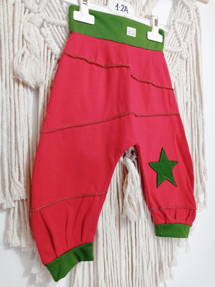 pantalón bombacho niño rojo