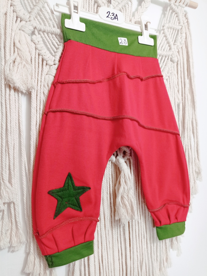 pantalón bombacho niño rojo