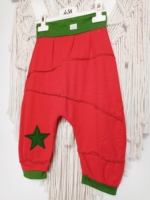 pantalón bombacho niño rojo