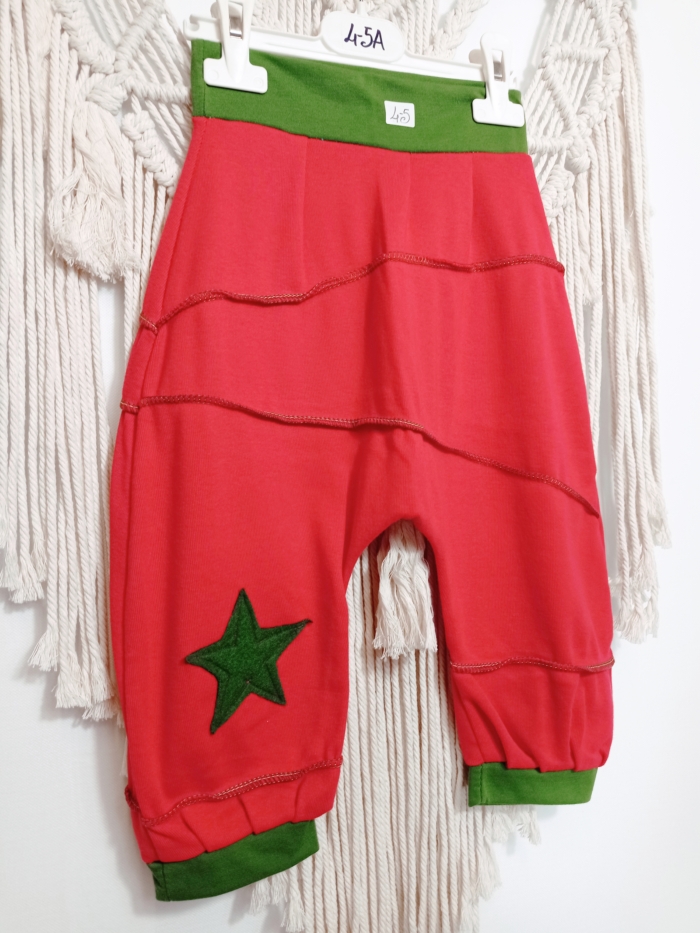 pantalón bombacho niño rojo