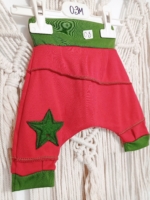 pantalón bombacho niño rojo