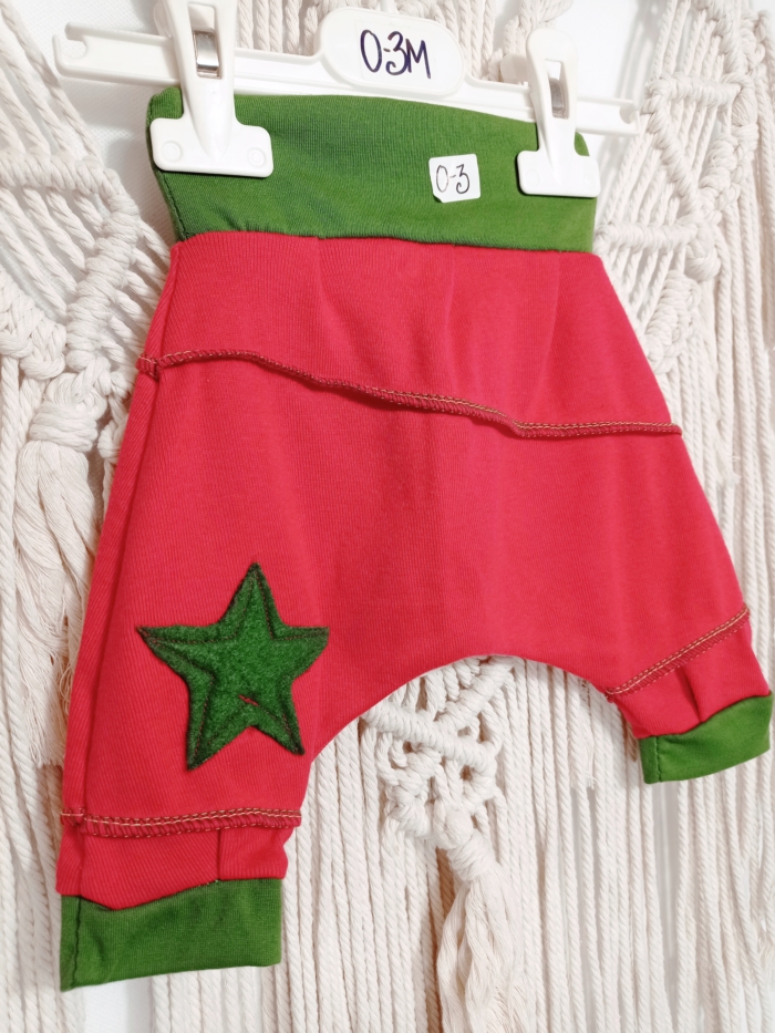 pantalón bombacho niño rojo