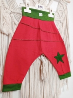 pantalón bombacho niño rojo