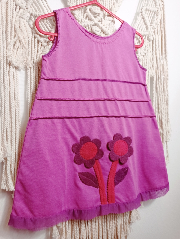 pichi infantil de algodón rosa