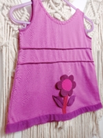 pichi infantil de algodón rosa