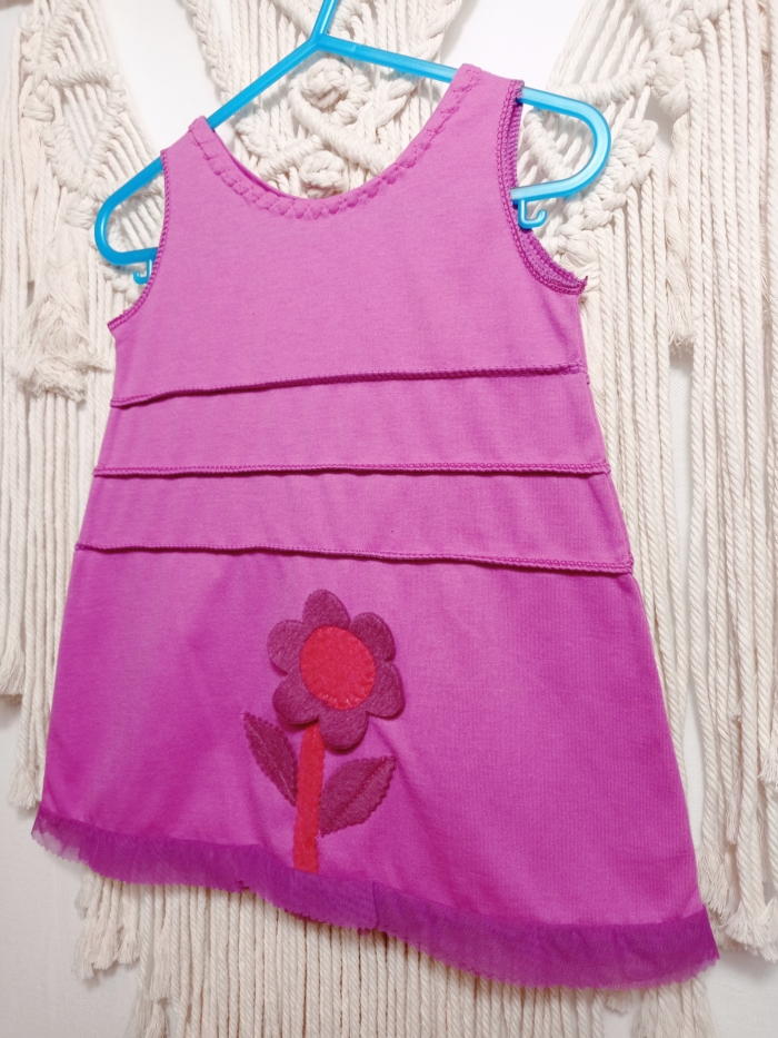 pichi infantil de algodón rosa