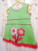 pichi infantil de algodón verde