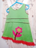 pichi infantil de algodón verde