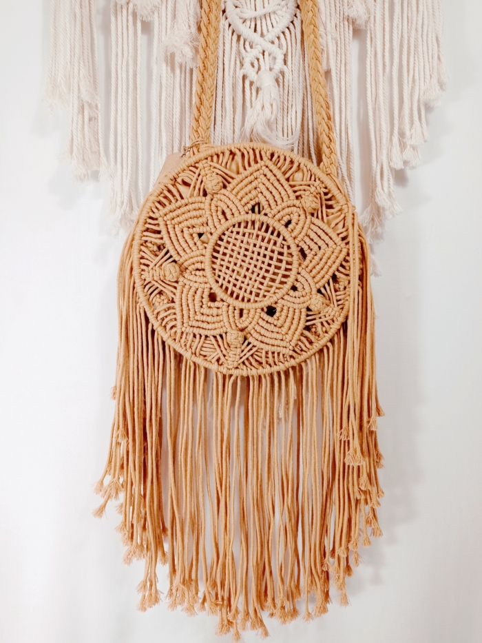 bolso de macramé