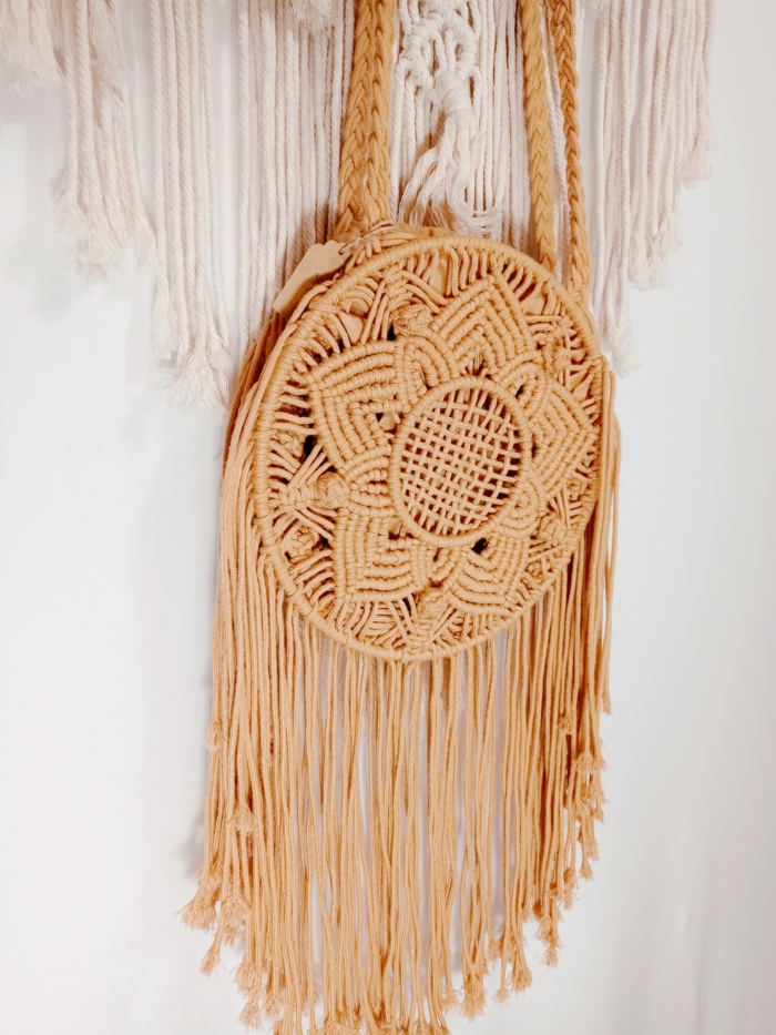 bolso de macramé