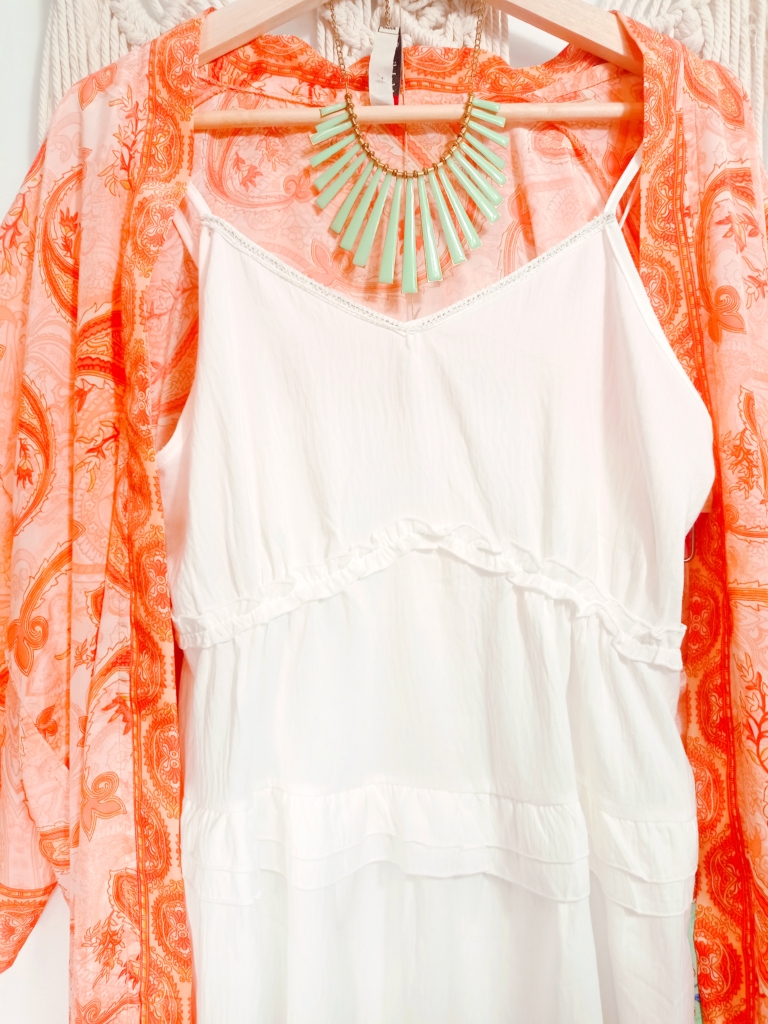 blusa con volantes boho ibicenca