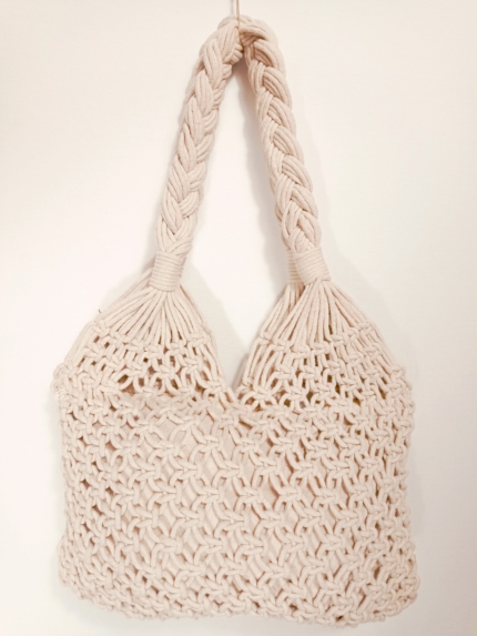 bolso de macramé