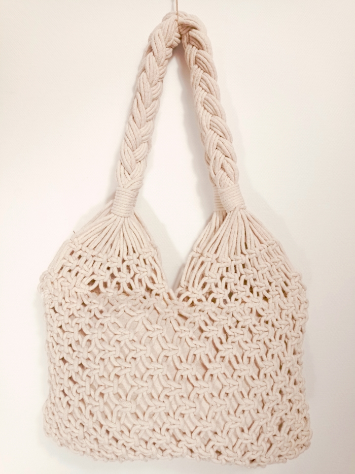 bolso de macramé