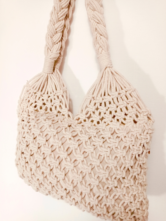 bolso de macramé