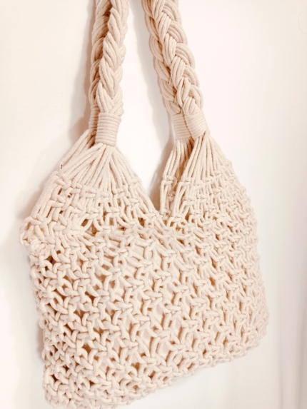 bolso de macramé