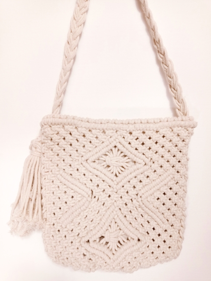 bolso de macramé