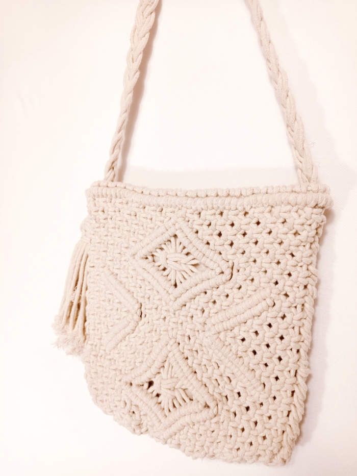 bolso de macramé