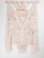 chaqueta de ganchillo estilo boho