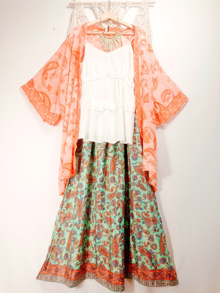 conjunto seda boho