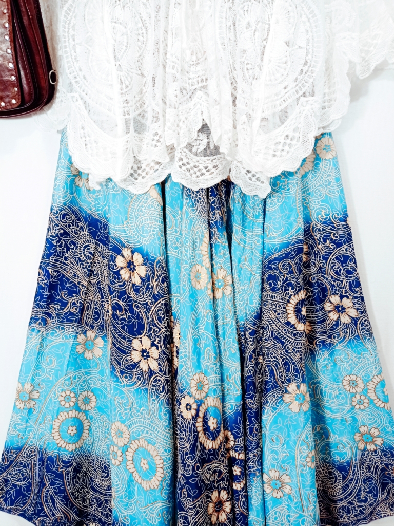 pantalón de seda boho