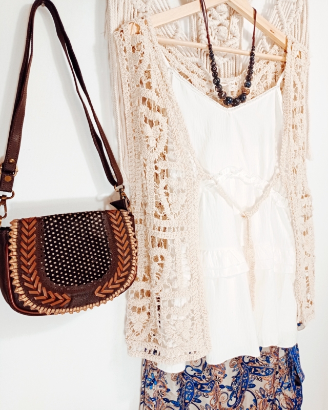 look del día ibicenco boho style