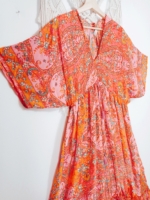 vestido de seda oversize boho chic