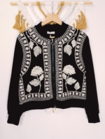 Chaqueta entretiempo con bordados