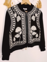 Chaqueta entretiempo con bordados